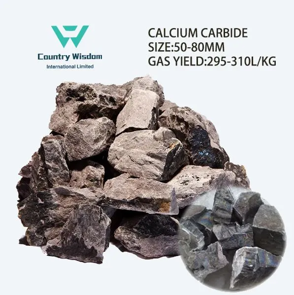 Calcium Carbide 50-80mm Cac2 Acetylene Carbon 50kg Drum