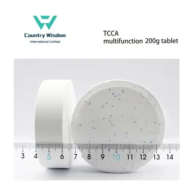 Hiina professionaalne tootja TCCA multifunktsionaalne 200 g tablett basseini vee desinfitseerimiseks