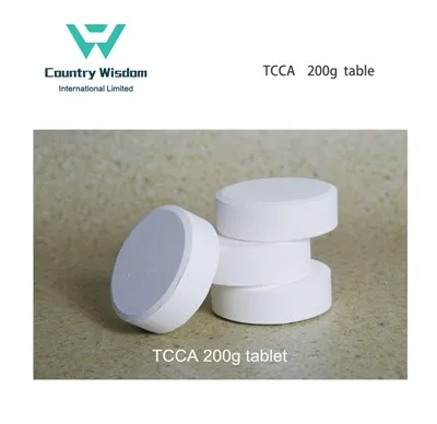 Ujumisbasseini kemikaalid 90% TCCA 200g Tablett